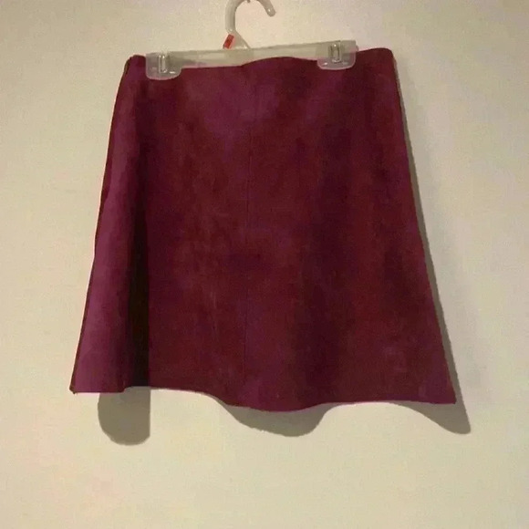 Zara faux suede skirt wb collection a line mini - Picture 2 of 5
